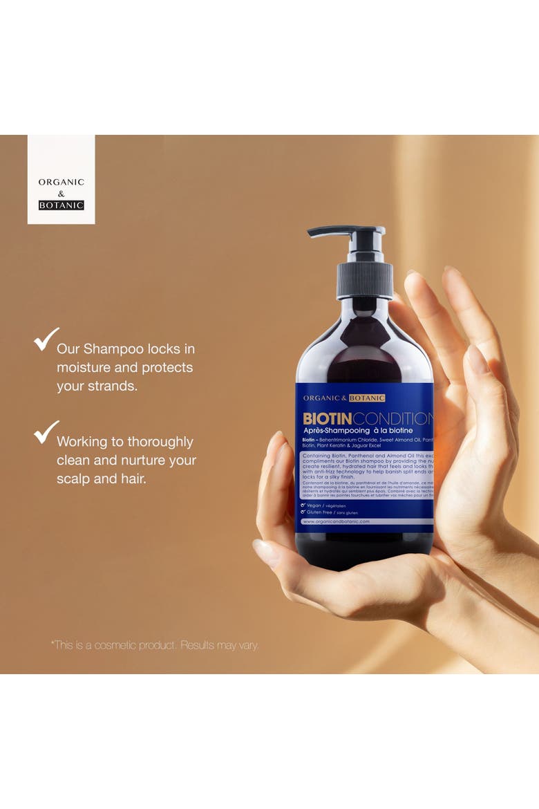 Biotin Conditioner 500ml for Anti-Aging, Brightening, Alternate, color, White