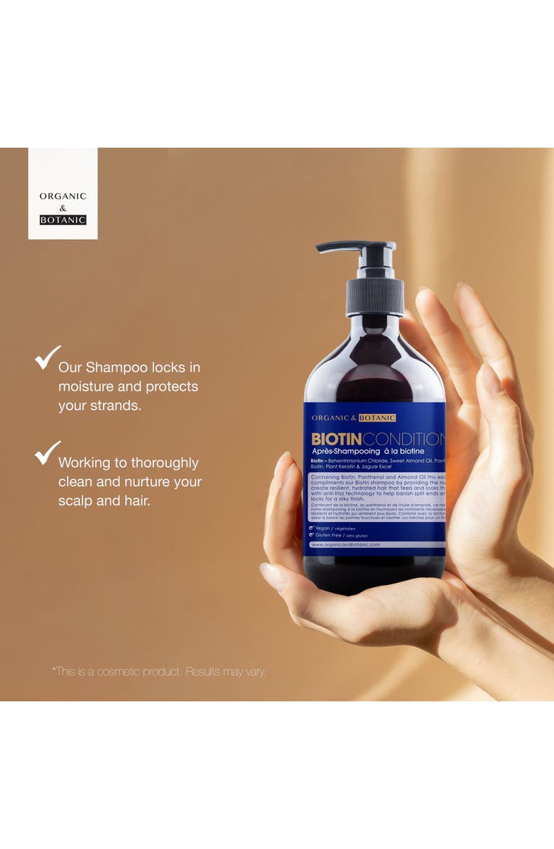 ORGANIC & BOTANIC Biotin Conditioner 500ml, Alternate, color, White