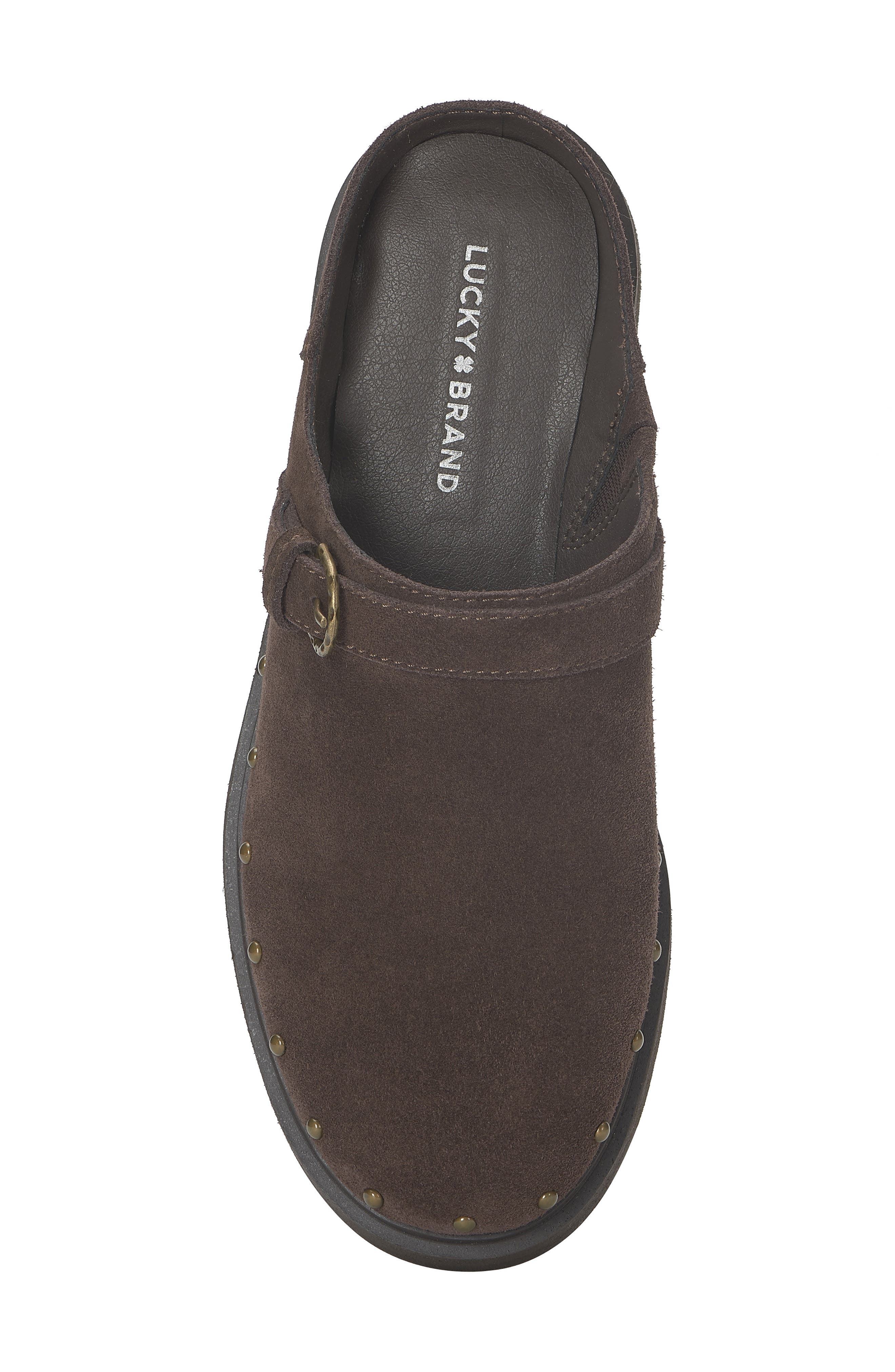 Lucky Brand Caytina Clog, Alternate, color, Chocolate