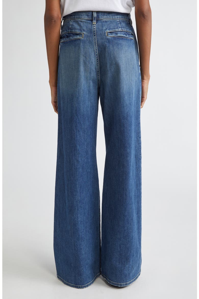 Flora High Waist Trouser Jeans, Alternate, color, CLASSIC WASH