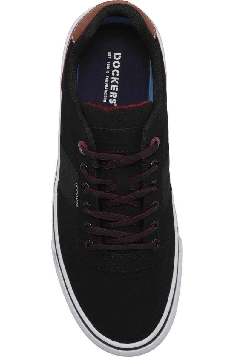 Dockers<sup>®</sup> Hobbs Lace-Up Sneaker, Alternate, color, Black/ Burgundy
