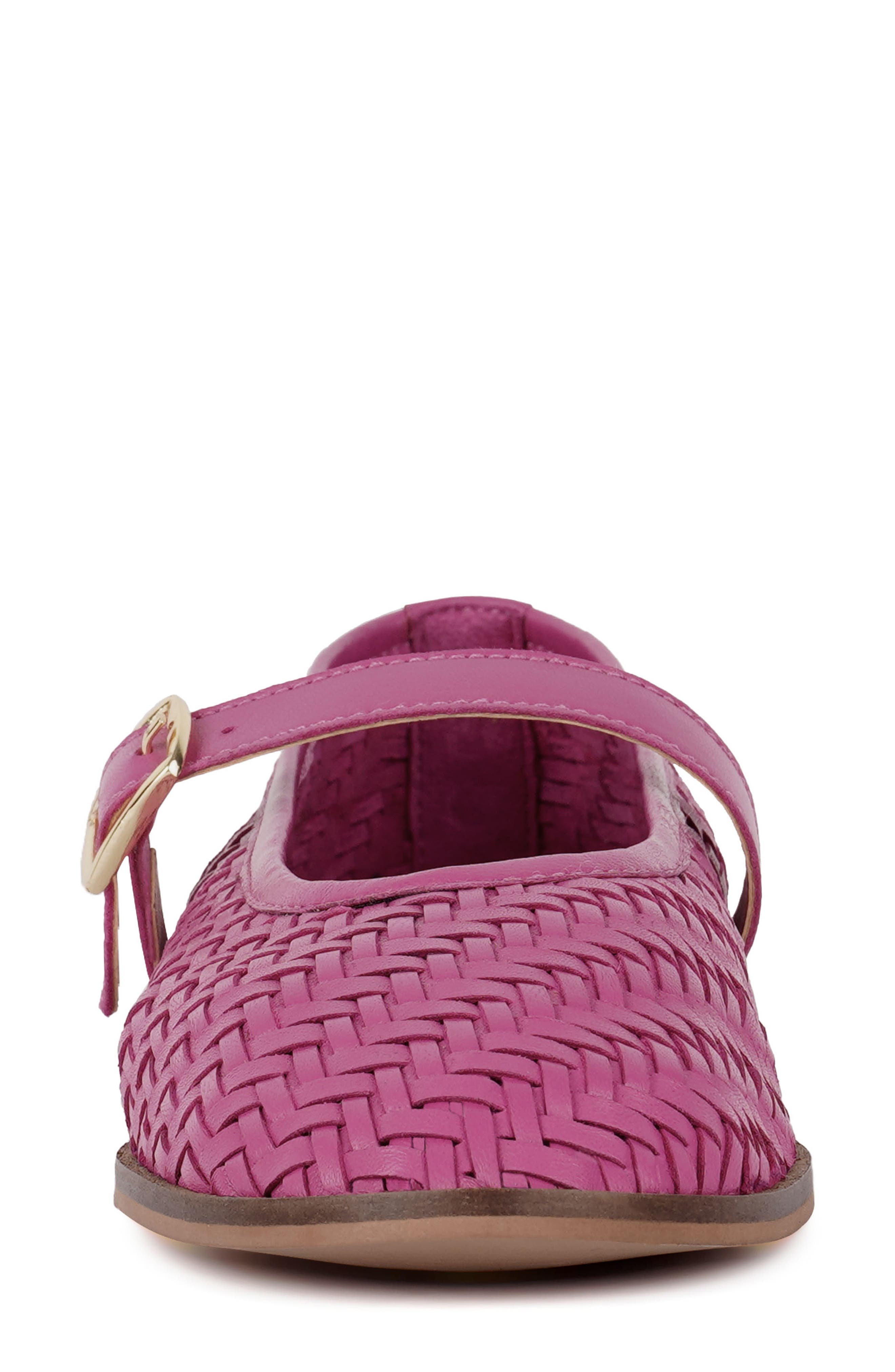Nazuka Woven Mary Jane Ballet Flat, Alternate, color, FUSHIA