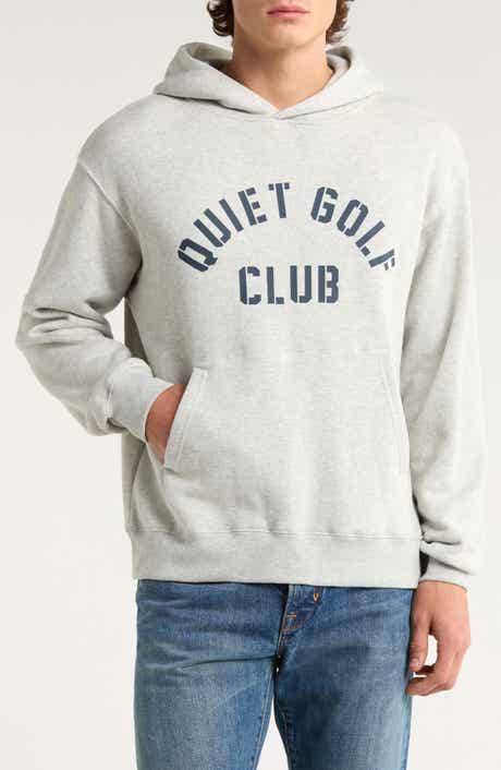 Quiet Golf Stencil Logo Cashmere Hoodie