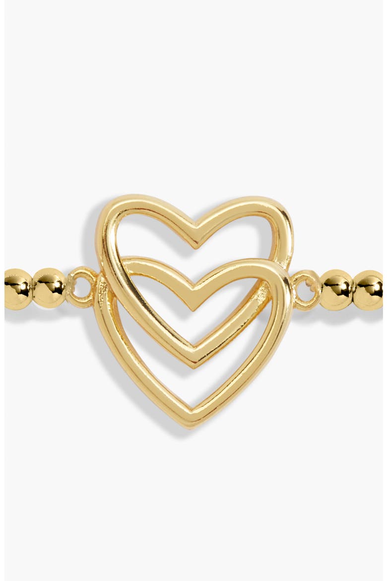 A Little 'Happy Birthday' Bracelet In Gold-Tone Plating, Alternate, color, Metallic Gold