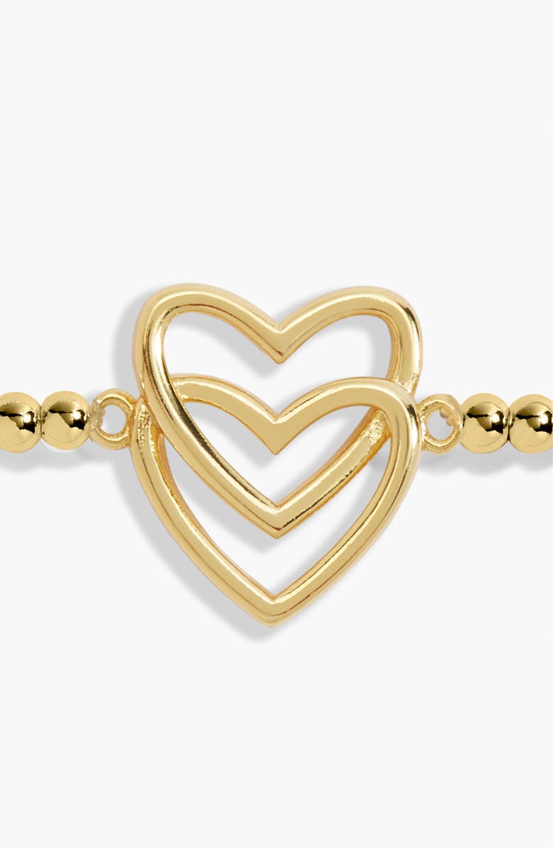 A Littles & Co A Little 'Happy Birthday' Bracelet In Gold-Tone Plating, Alternate, color, Metallic Gold