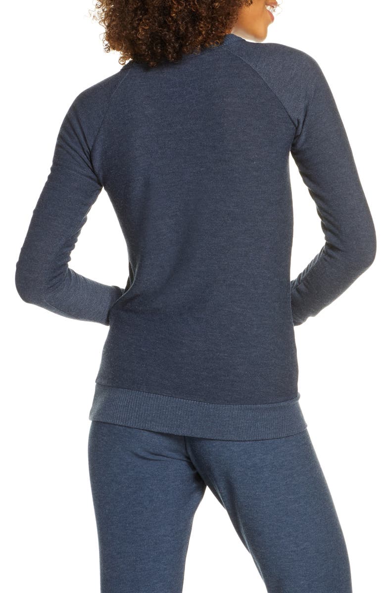 Chaser Rainbow Heart Cozy Pullover, Alternate, color, Avalon