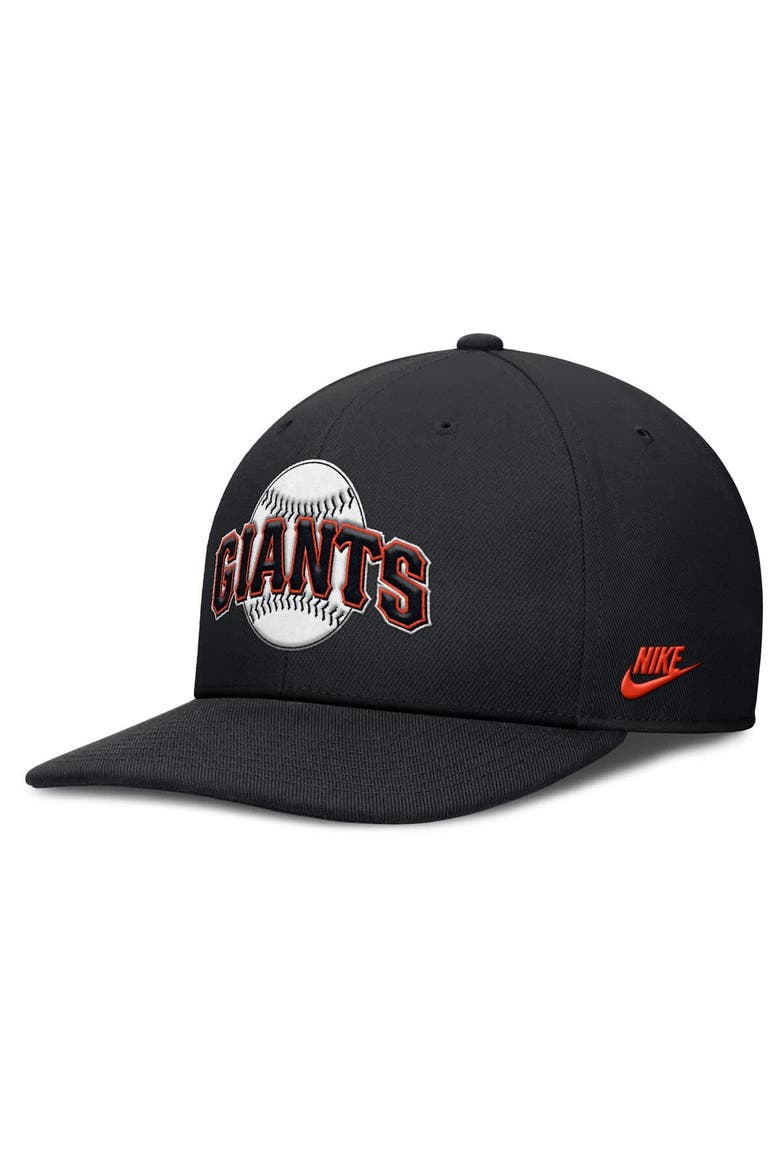Men's Nike Black San Francisco Giants Pro Performance Snapback Hat, Alternate, color, Black