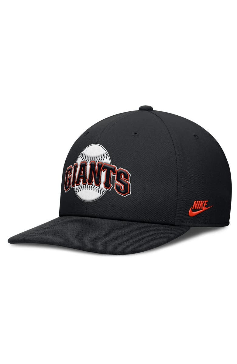Nike Men's Nike Black San Francisco Giants Pro Performance Snapback Hat, Alternate, color, Black