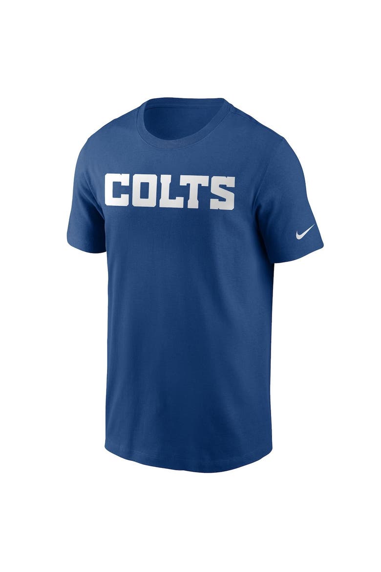 Men's Nike Royal Indianapolis Colts Team Wordmark T-Shirt, Alternate, color, Royal