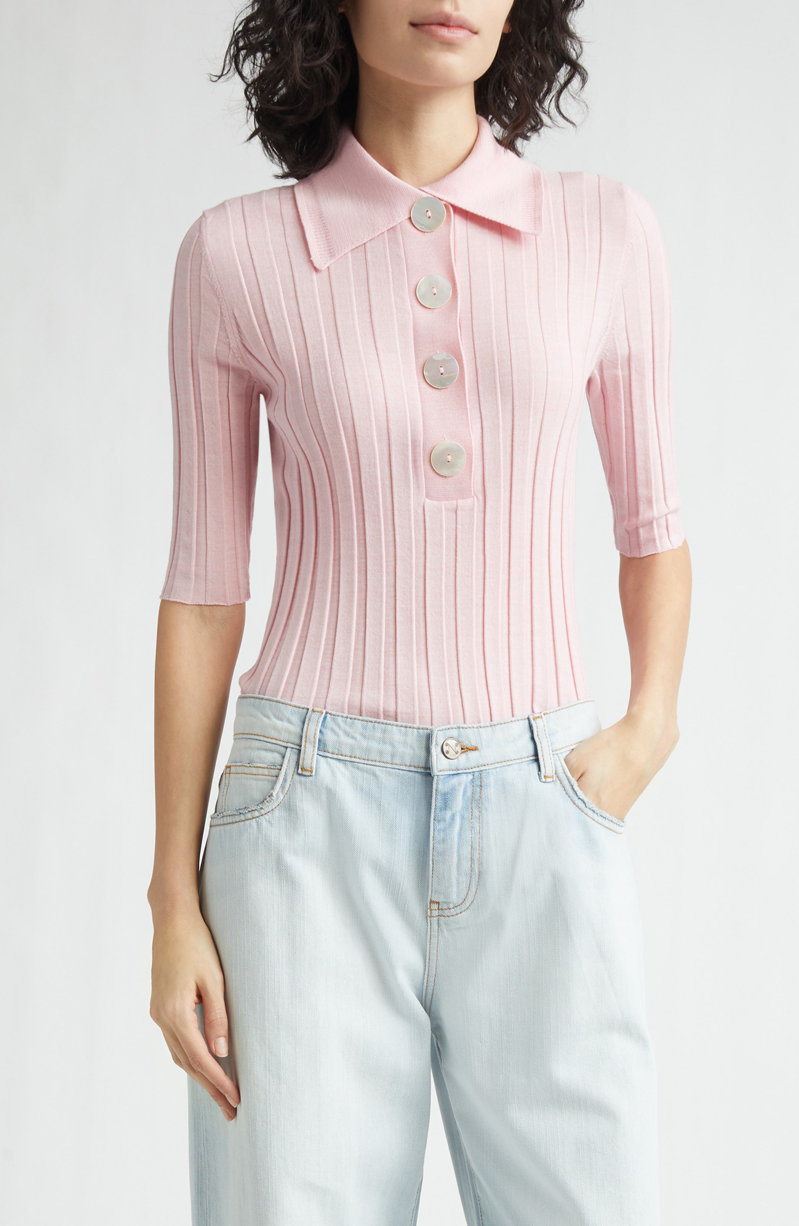 Sugarman Rib Wool Merino Polo