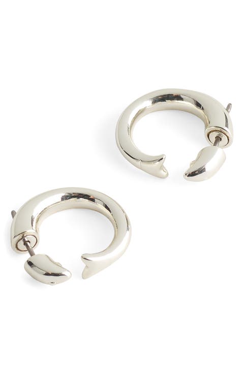 Fish Split Hoop Earrings