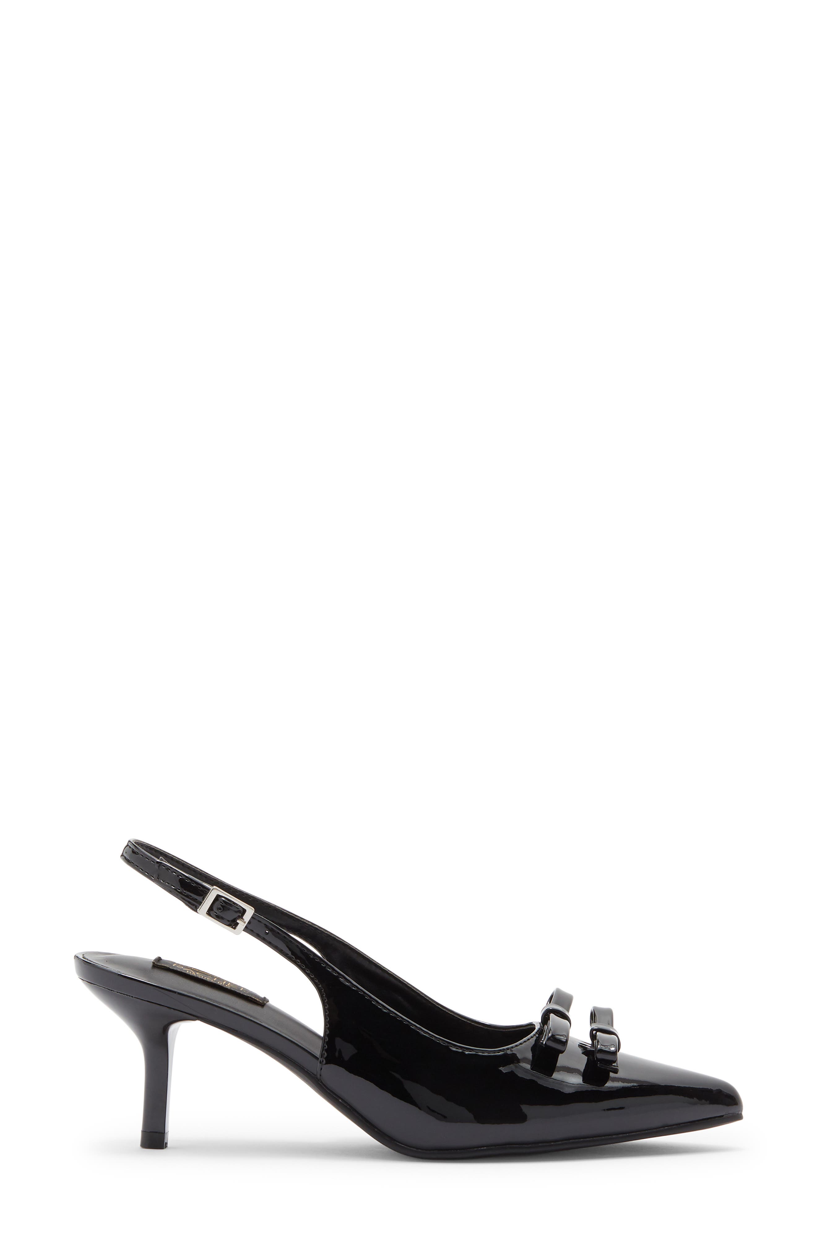 RACHEL Rachel Roy Alicia Bow Slingback Pump, Alternate, color, Black