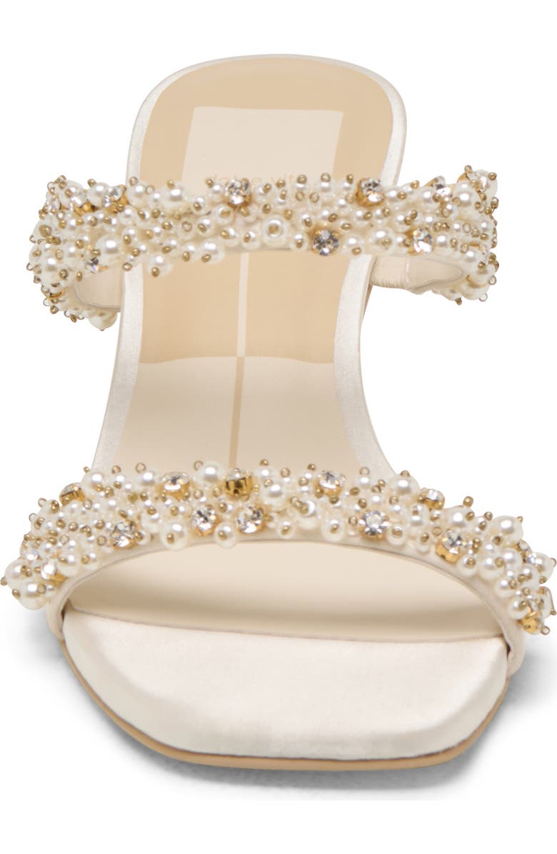 Dolce Vita Genora Rhinestone Sandal, Alternate, color, Ivory Rhinestone
