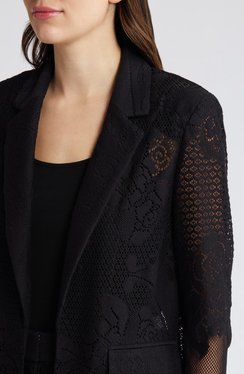 KOBI HALPERIN Joie Lace Open Front Blazer, Alternate, color, 