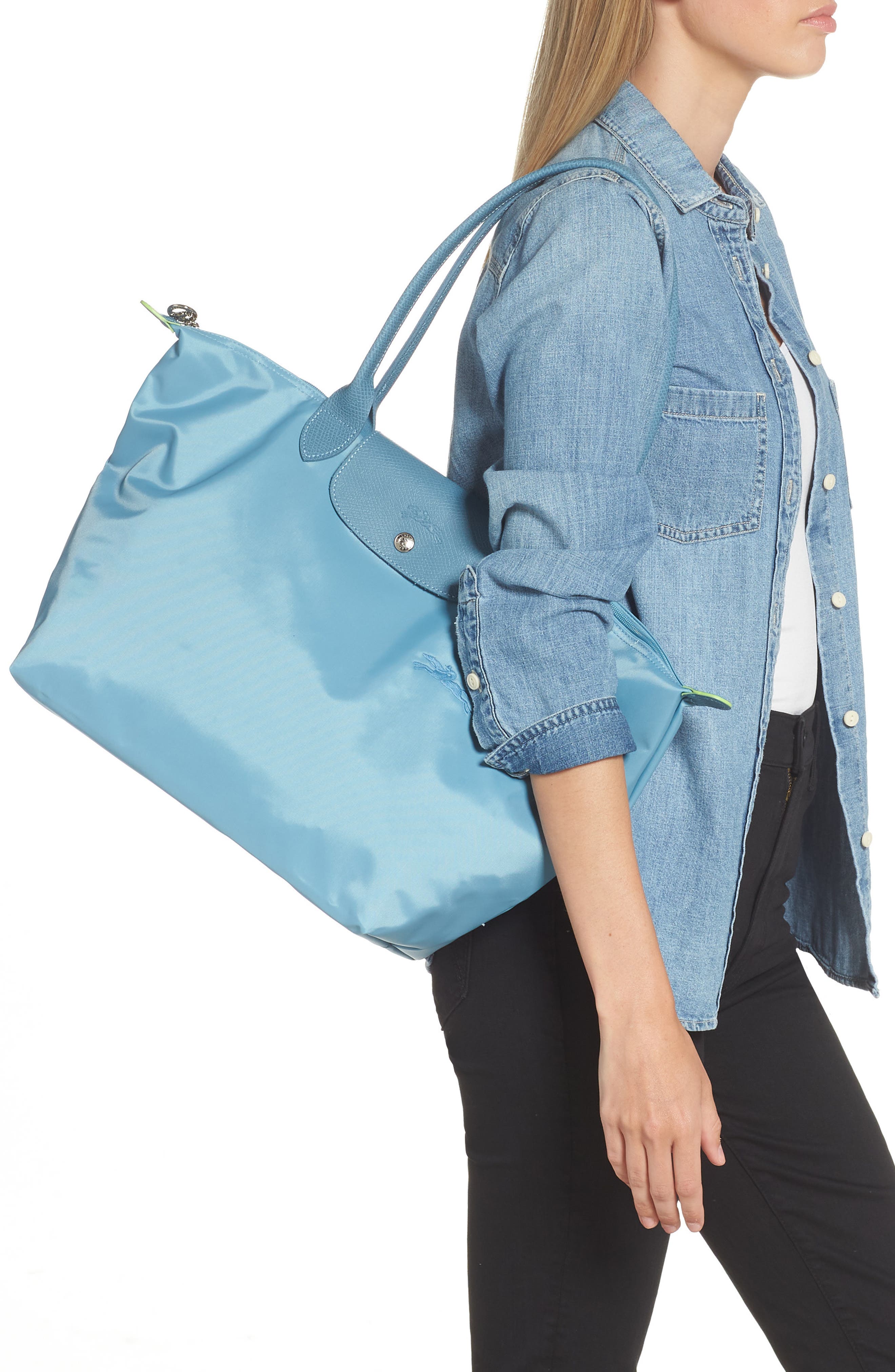 Longchamp Large Le Pliage Tote, Alternate, color, 