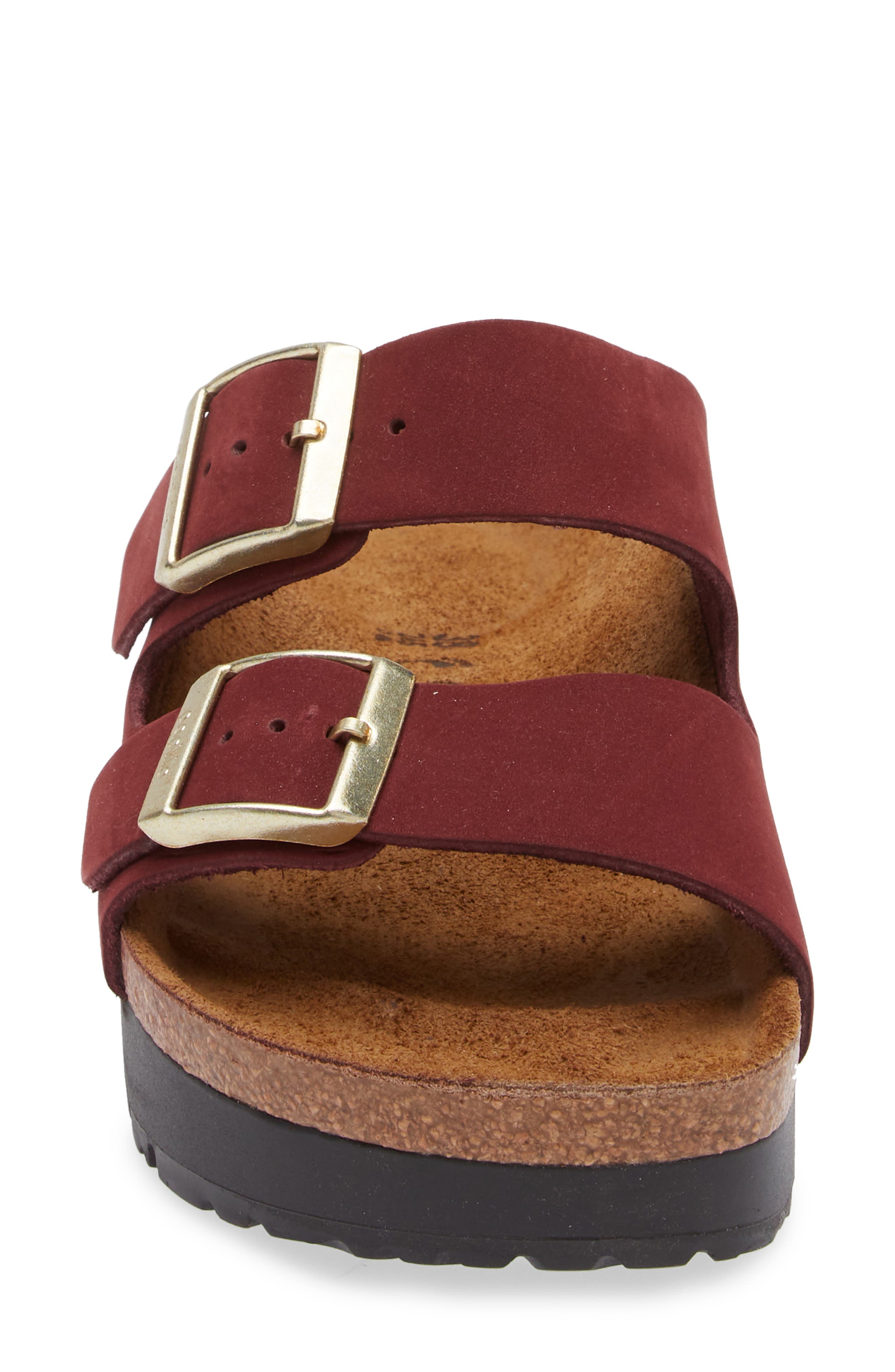 Papillio by Birkenstock Arizona Flex Platform Sandal, Alternate, color, ZINFANDEL