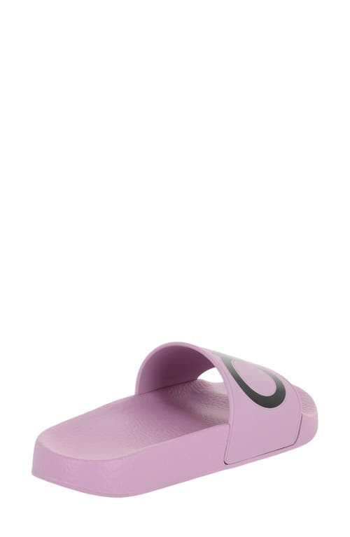 Ferragamo Gancini-print Pool Slides In Pink