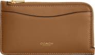 COACH New York Refined Leather Card Case