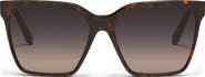 QUAY Level Up Remixed 61mm Gradient Square Sunglasses