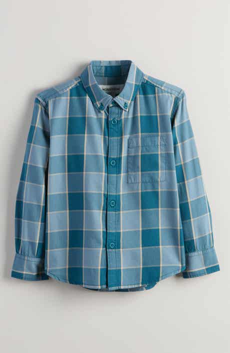 Nordstrom Kids' Plaid Button-Up Shirt