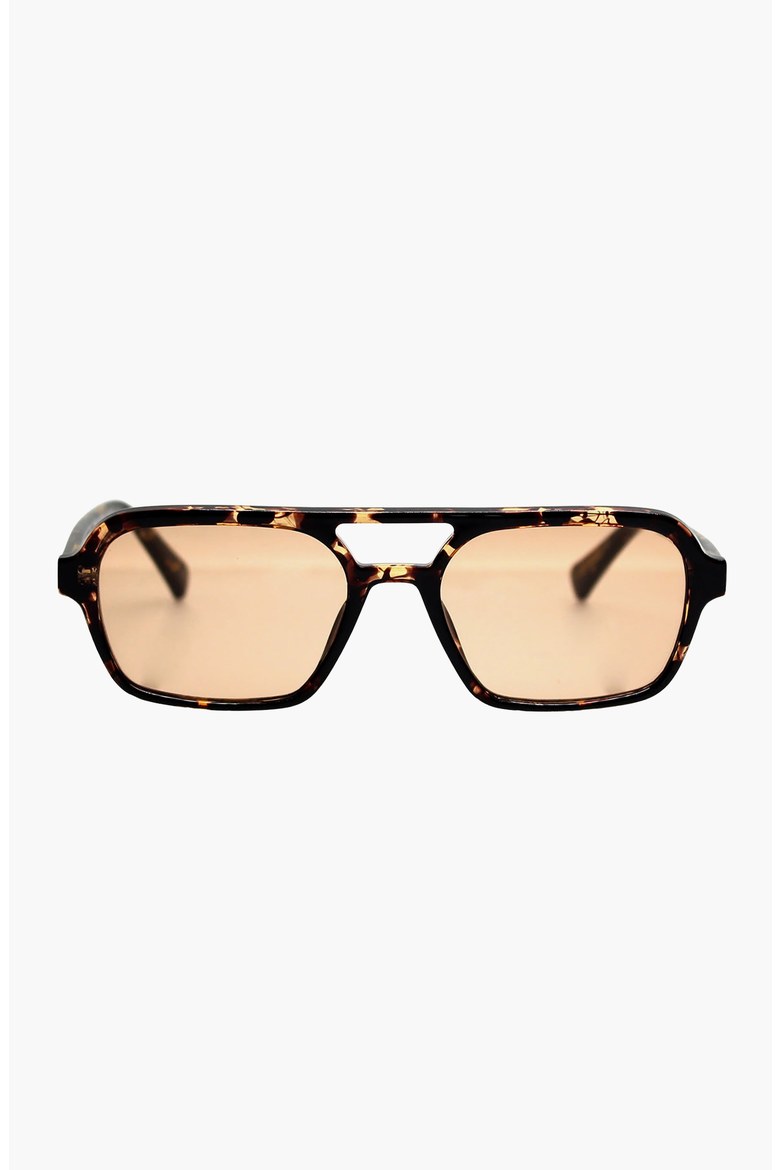 Tomorrowland Sunglasses, Main, color, Honey Turtle
