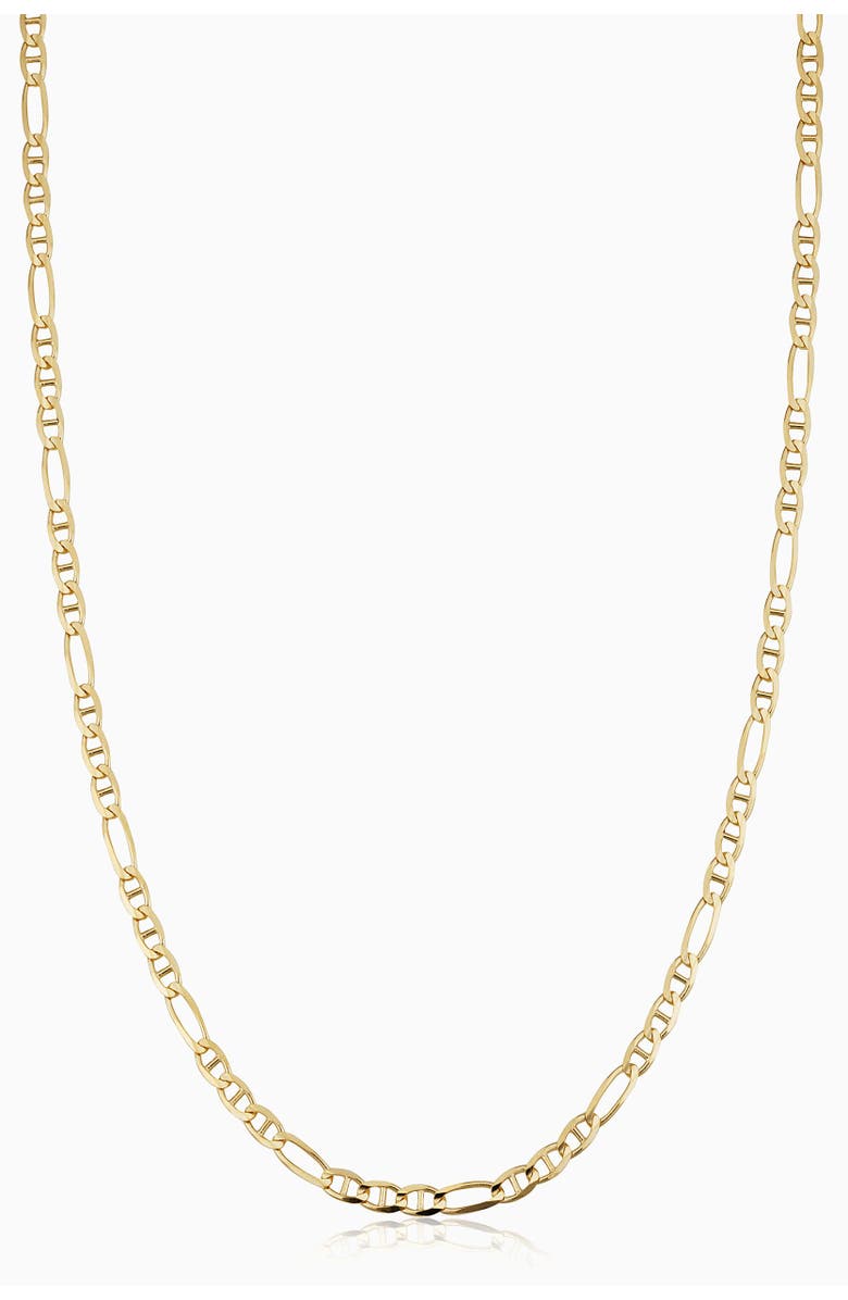 Oradina Men's Figarucci Chain Chain in 14K Gold, Main, color, 14K Yellow Gold