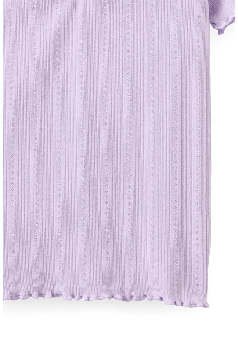 Kid's Essential Harper Short Sleeve Baby Tee, Alternate, color, Vintage Lilac