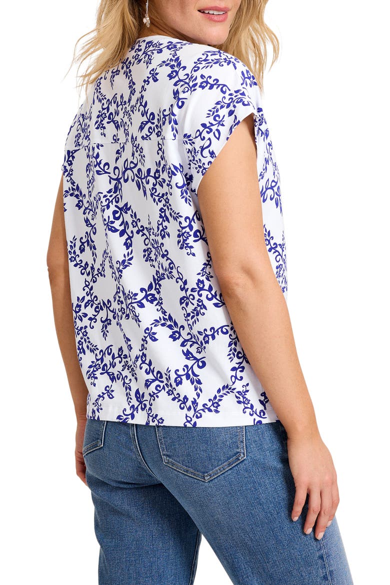 Kauai La Flora Shirt, Alternate, color, WHITE