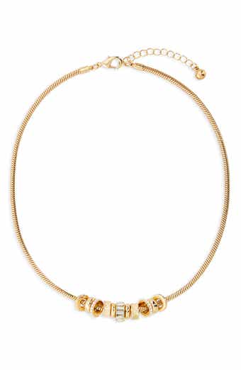NORDSTROM RACK Floating Disc Frontal Necklace