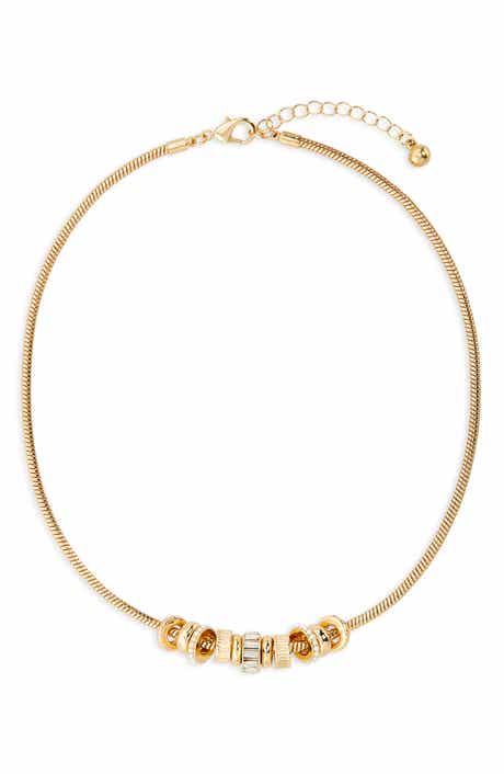 NORDSTROM RACK Floating Disc Frontal Necklace
