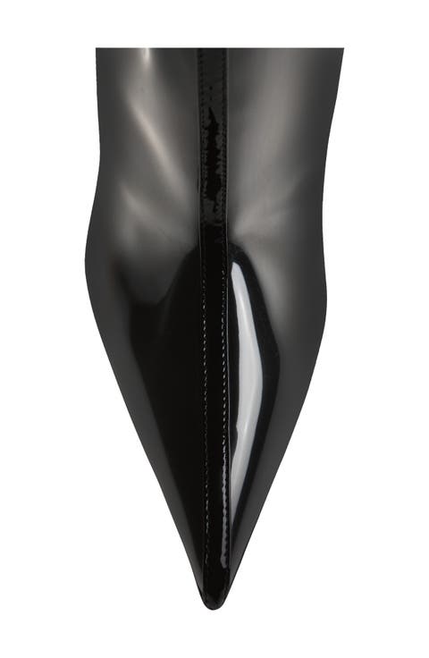 Zurprize Clear Encased Pointed Toe Boot
