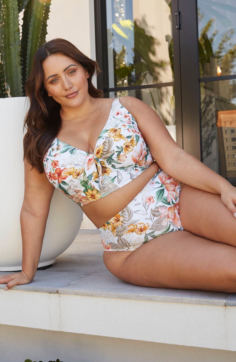 Artesands La Dolce Vita Richter High Waist Bikini Bottoms, Alternate, color, 