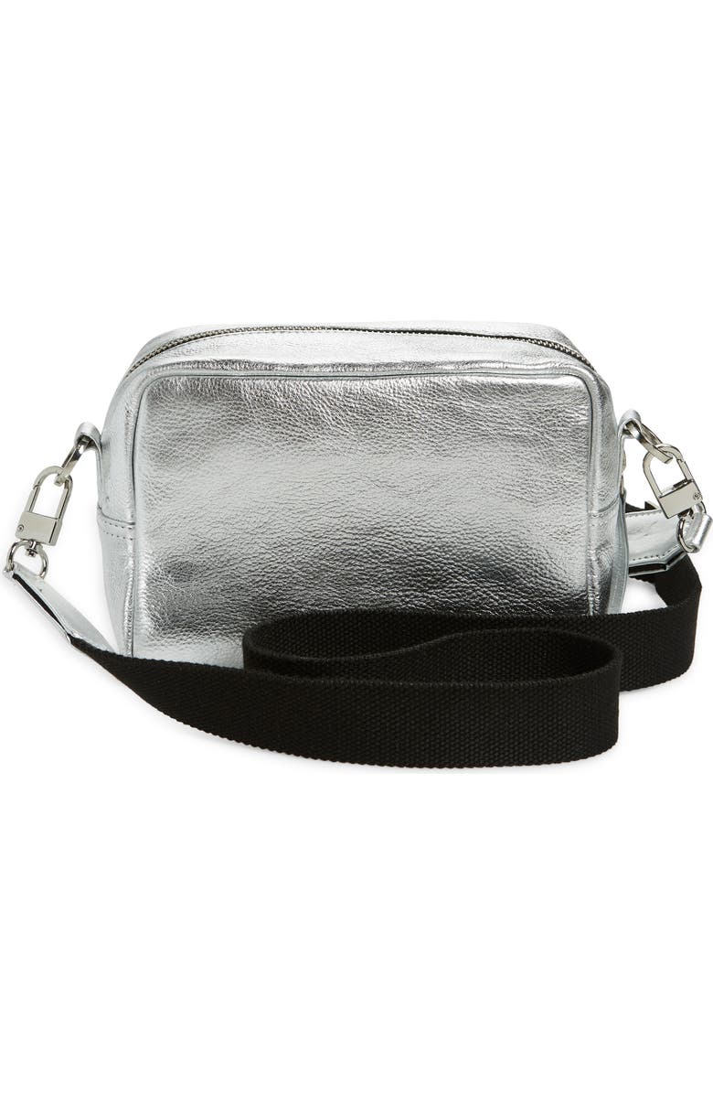 Topshop Lola Woven Leather Crossbody Bag, Alternate, color,