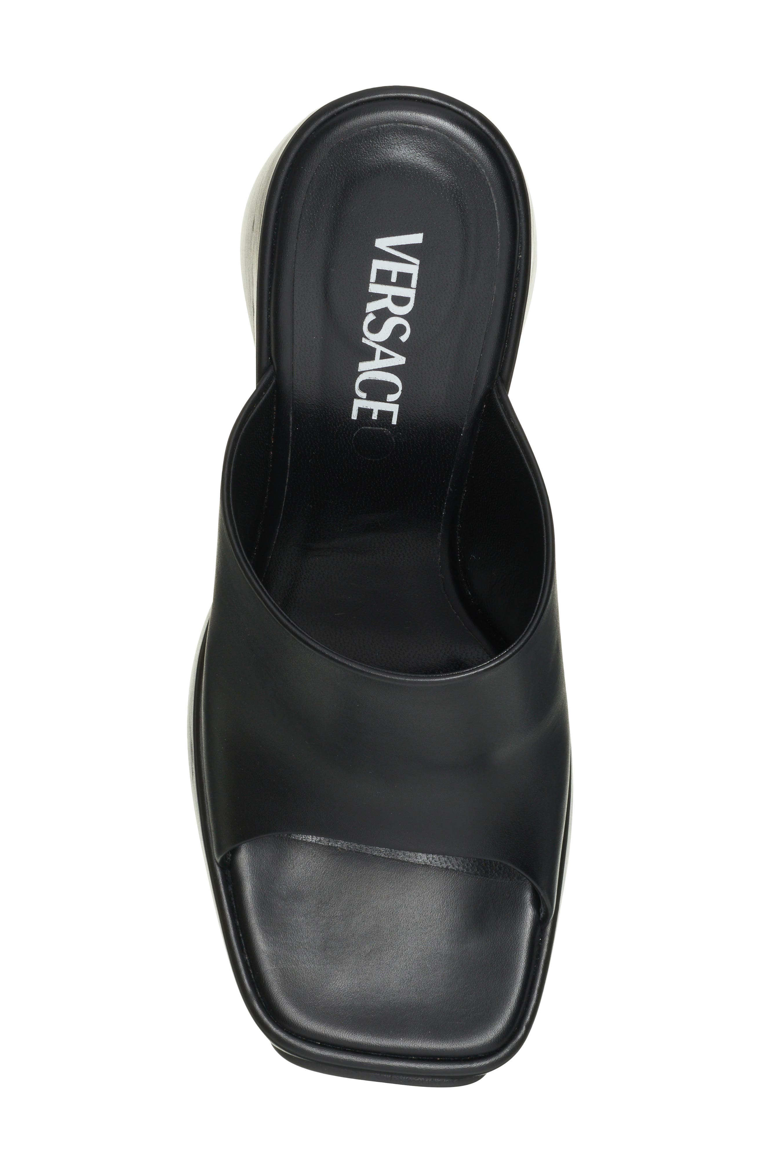Versace Platform Wedge Slide Sandal, Alternate, color, 