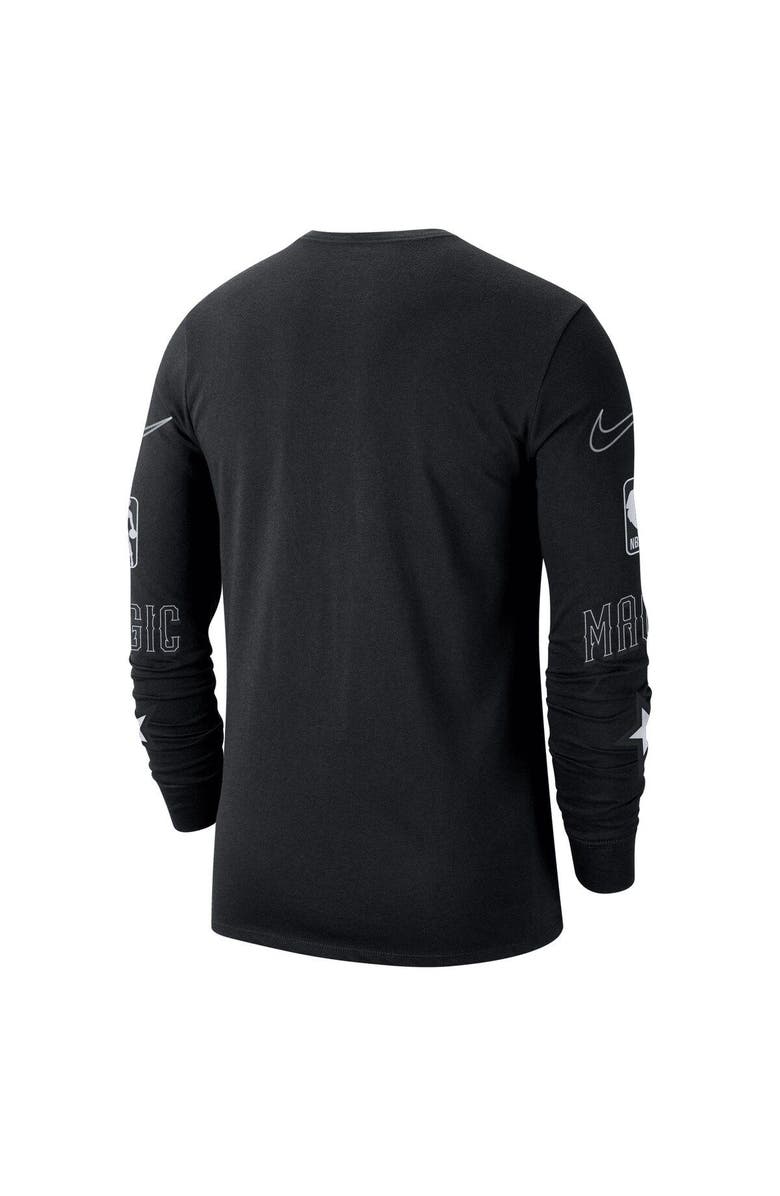 Nike Men's Nike Black Orlando Magic 2022/23 City Edition Essential Expressive Long Sleeve T-Shirt, Alternate, color,