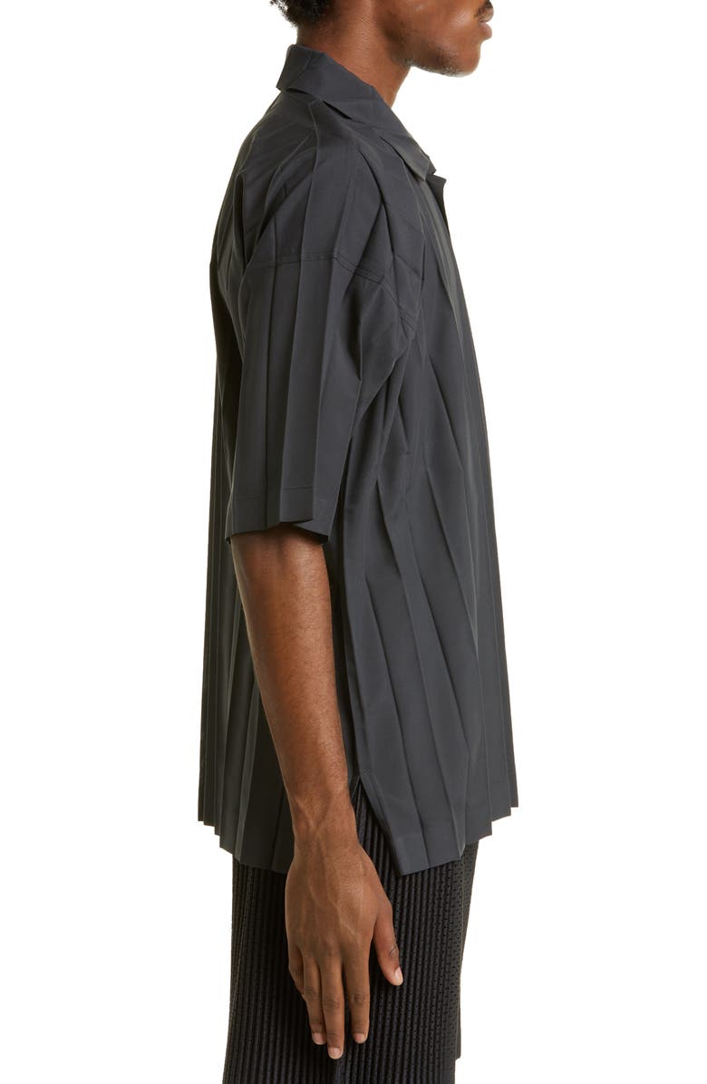 Homme Plissé Issey Miyake Edge Pleated Lightweight Shirt, Alternate, color,