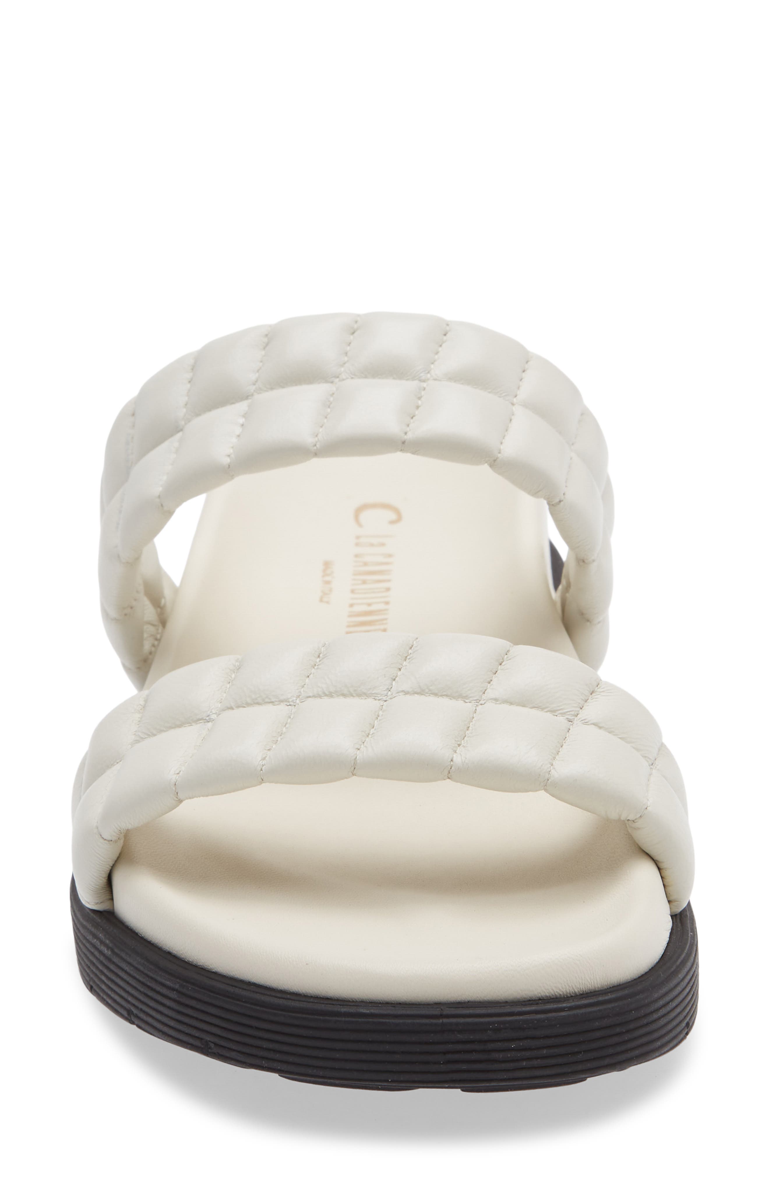 La Canadienne Rockwell Slide Sandal, Alternate, color, Off White