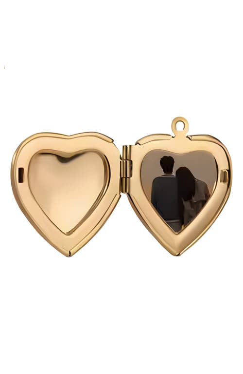 Macrae & Co . Heart Locket Charm Bracelet In Gold