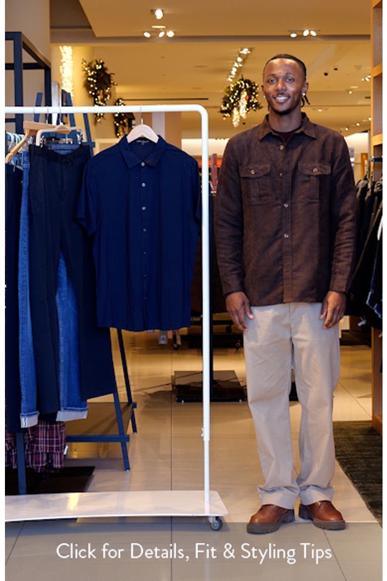 Christopher Short Sleeve Pima Cotton Button-Up Shirt video