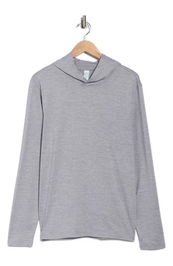 90 Degree By Reflex Cationic Lay Back Hoodie In Gray