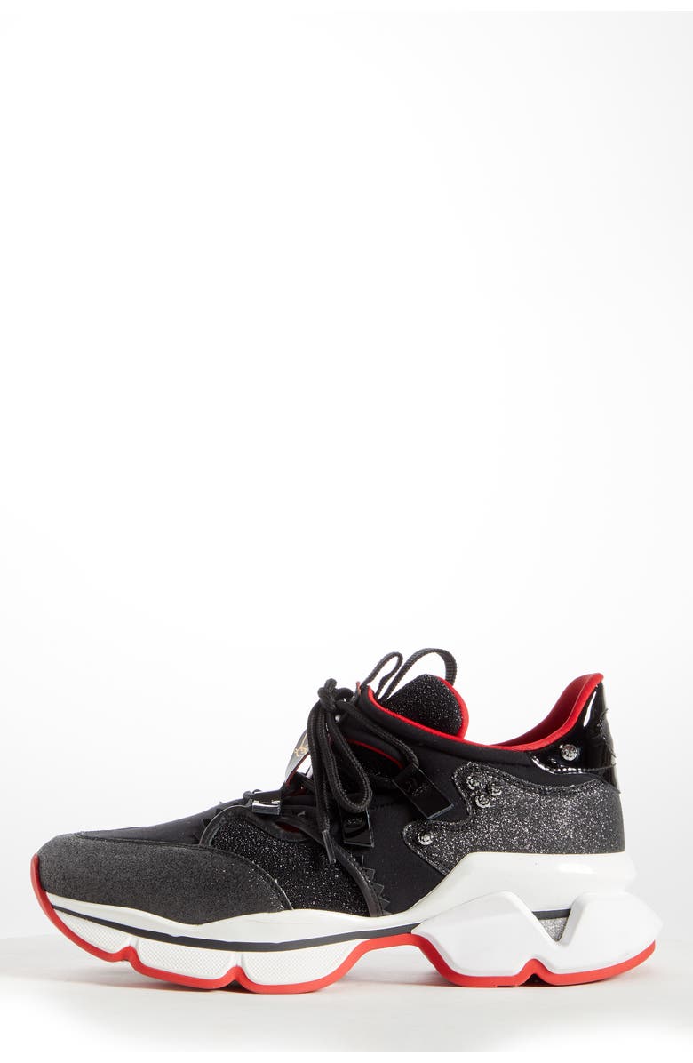 Christian Louboutin Red Runner Sneaker, Alternate, color,