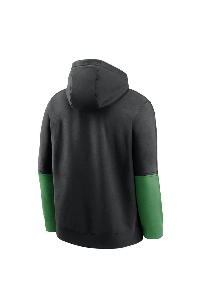 Nike Men's Nike Black/Green Oregon Ducks 2024 Sideline Club Pullover Hoodie, Alternate, color, 