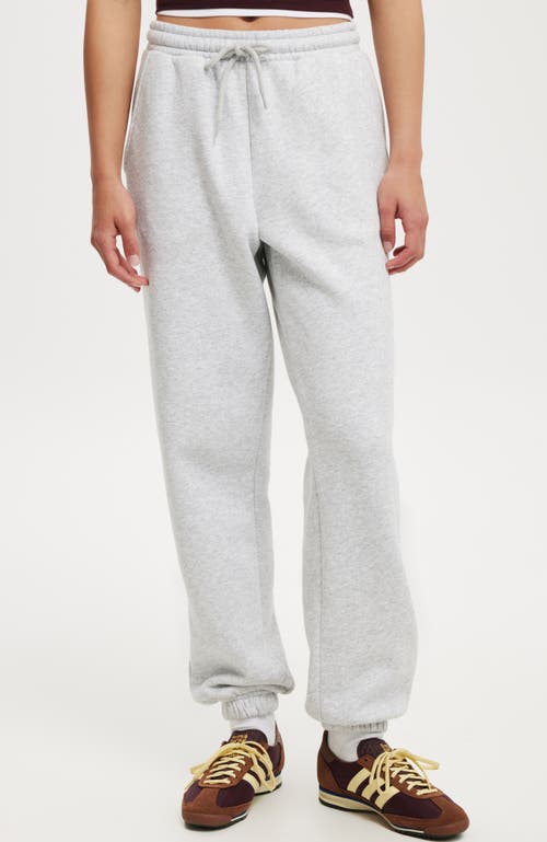 Cotton On Classic Fleece Sweatpant In Soft Grey Marle