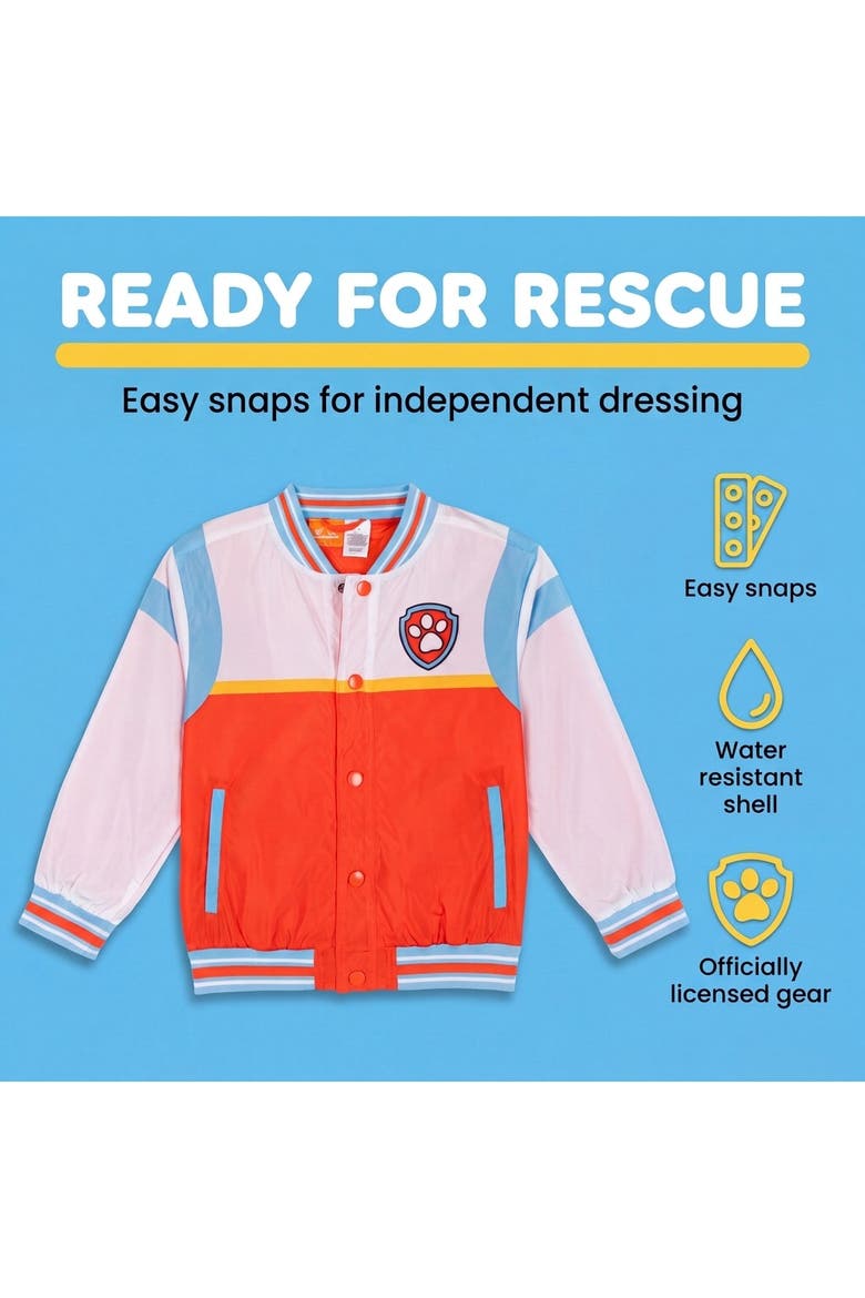 Varsity Bomber Jacket, Alternate, color, Red White