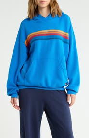 Aviator Nation 5 Stripe Hoodie