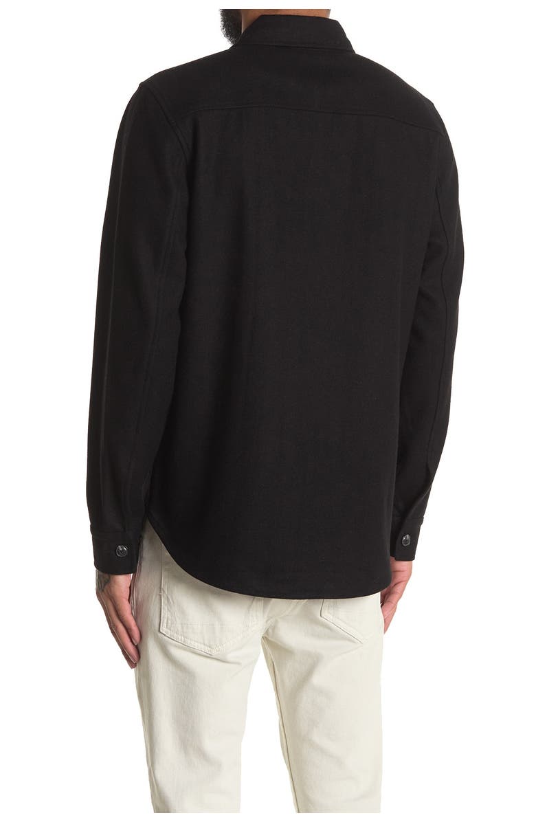 7 For All Mankind Melton Shirt Jacket, Alternate, color, 