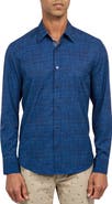 CONSTRUCT Slim Fit Four-Way Stretch Performance Chambray Button-Up Shirt