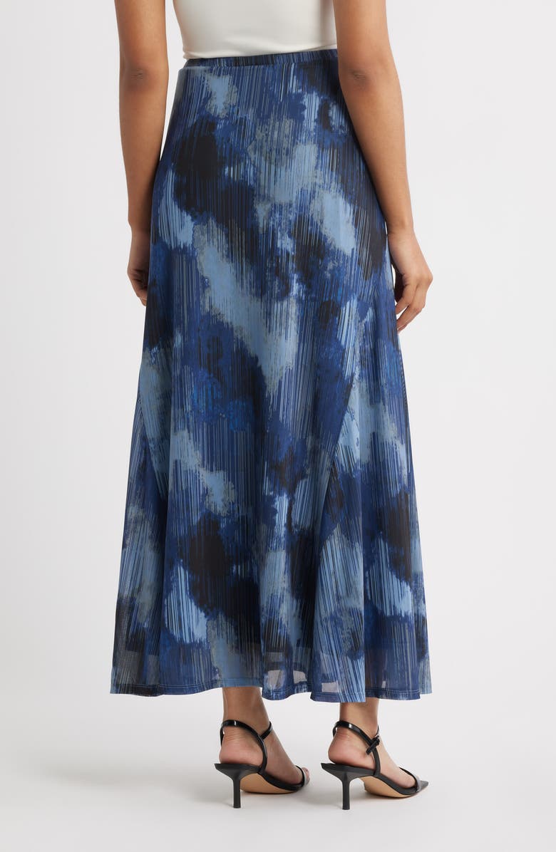 CITY BLUES Belle Maxi Skirt, Alternate, color, Navy Multi