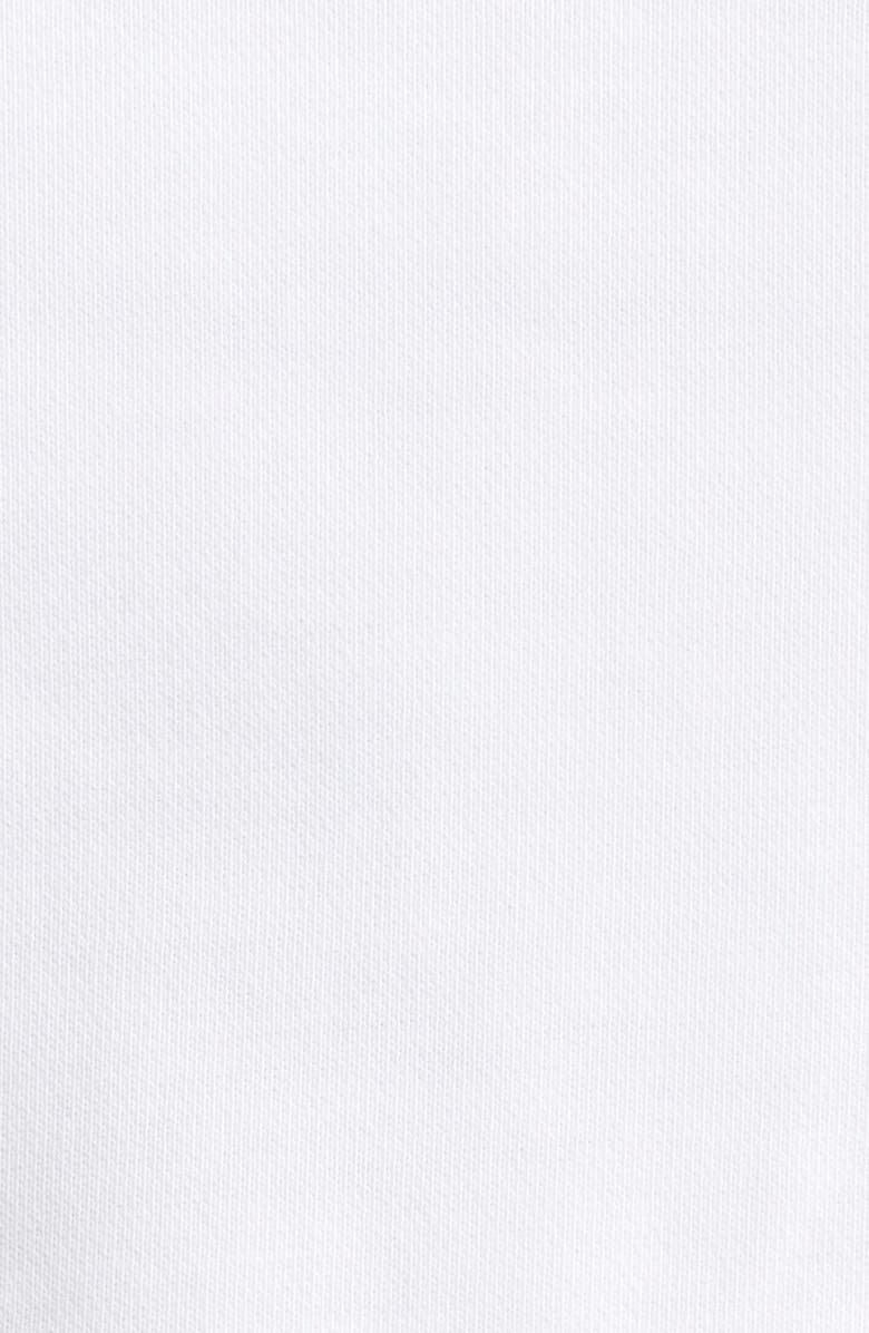 Balmain Crop Logo Graphic Sweatshirt, Alternate, color, Gab White/ Blk