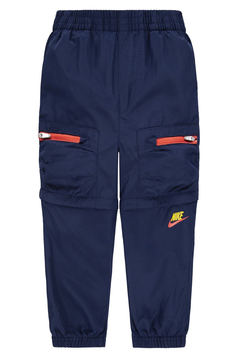 Kids' Trend Tracker Convertible Woven Pants, Main, color, MIDNIGHT NAVY